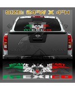 MEXICAN FLAG DECAL MEXICO FLAG RACING CAR DECAL BRAVE HEART #606 - £15.66 GBP