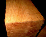 ONE LARGE CHERRY WOOD BLANKS CARVING WOOD LUMBER BLOCK 6&quot; X 6&quot; X 12&quot; - $49.45