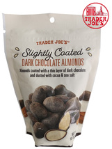  NEW ITEM! Trader Joe’s Slightly Coated Dark Chocolate Almonds 10 oz - $13.01