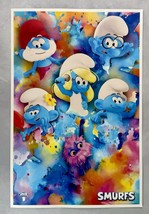 SMURFS - 12&quot;x18&quot; Original Promo Movie Poster 2025 Limited Edition Rihanna - $183.76 MXN