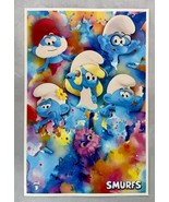 SMURFS - 12&quot;x18&quot; Original Promo Movie Poster 2025 Limited Edition Rihanna - $183.76 MXN