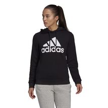 adidas Women&#39;s Standard Loungewear Essentials Logo Fleece Hoodie, Black/... - £35.51 GBP