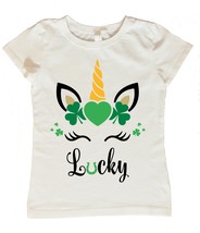 Unicorn St Patricks Day Shirt, St Patricks Day Shirt for Girls, St Patricks Day  - £11.95 GBP