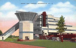 Sentry Coal Company Madisonville Kentucky linen postcard - £5.22 GBP