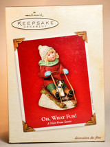 Hallmark: Oh, What Fun! - A Visit From Santa - 2003 Keepsake Ornament - £14.74 GBP