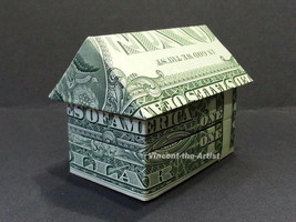 3-D HOUSE Dollar Origami - Building Home Made from Real Money - $19.95