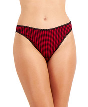 Charter Club Everyday Cotton Womens Lace-Trim Thong - £5.23 GBP