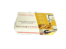 Vintage Singer Fashion Discs Set of 12 for Zig Zag Sewing Machines 620 625 628 - £11.27 GBP