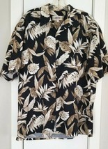 LARGE  Men&#39;s  Campia ModaHawaiian Button Down Shirt Cotton Tropical Hawaii - £12.48 GBP