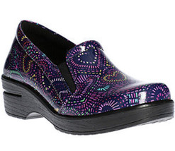 easy works NIB Leeza Purple Patent Leather Clog Size 8 women’s shoes SF - £24.99 GBP