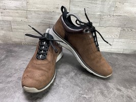 Johnston &amp; Murphy XC4 Prentiss Men Shoes Brown 8.5M Leather Casual Sneakers - $27.54