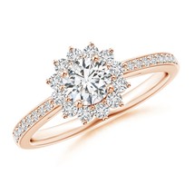 Authenticity Guarantee

ANGARA 0.76 Ct Floral Halo Round Diamond Ring with Ac... - £1,413.93 GBP