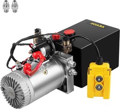 Mophorn Hydraulic Pump 6 Quart Hydraulic Power Unit 12V Dc Hydraulic Pump Dump - £257.34 GBP
