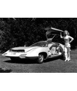 1970’s UFO Wanda Ventham, SHADO scientist, &amp; groovy car b/w 7x10 portrait - $9.11 CAD