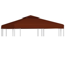 2-Tier Gazebo Top Cover 9.1 oz/yd² 9.8&#39;x9.8&#39; Terracotta - $2,327.89 MXN