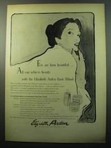 1950 Elizabeth Arden Skin Care Ad - Few are born beautiful.. all can achieve  - £14.78 GBP
