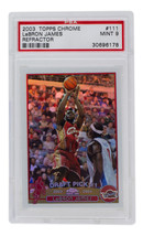 2003 Lebron James Topps Chrome Refractor #111 Riders Card Rookie PSA 9-
show ... - £9,262.92 GBP