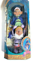 Disney Snow White Dwarf Dopey &amp; Sneezy Elf Pixie Vintage Vinyl Doll Toy  - £22.34 GBP