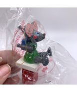 Russ Vintage Wood Christmas Ornament New Mouse Chimney Small Holiday - $13.85