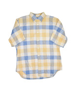 Vintage 70s McGregor Plaid Shirt Mens L Rajasthan Collection Short Sleev... - £25.16 GBP