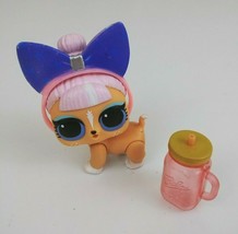 LOL Surprise Pup Styling Bun  Kitty With Drink Cup &amp; Accessories - $8.72