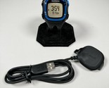 Garmin Forerunner 15 GPS Running Watch Black Blue W/ USB Charging Cable EUC - $49.49