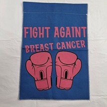 Garden Flag Breast Cancer Fight Against Support - £11.03 GBP