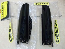New Acerbis Black Fork Guards Covers For 97-02 Honda CR 80 80R CR80R RB ... - $35.95