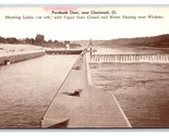 Fernbank Dam Locks and Upper Gates Near Cincinnati Ohio OH UNP DB Postca... - £3.07 GBP