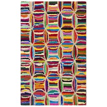 SAFAVIEH Nantucket Collection Accent Rug - 2&#39;3&quot; x 5&#39;, Multi, Handmade Boho Abstr - $86.99