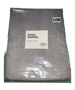 Simply Essential  54”x80” Color Block Shower Curtain in Blue/Grey - $167.07 MXN