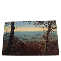 Postcard A Tiny Village Viewed from Skyline Drive Virginia Chrome Unposted - £5.47 GBP