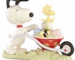Lenox Peanuts Snoopy&#39;s Easter Egg Delivery Figurine Woodstock Beagle Dog... - £162.39 GBP
