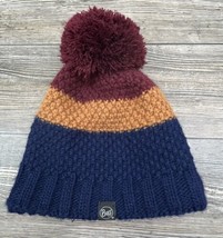Buff Primaloft Women&#39;s Cable Knit Pom Beanie Winter Hat Cap - Multicolor... - £11.67 GBP