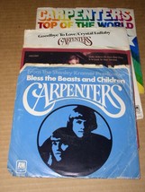 Carpenters 45 RPM Phonograph Record Lot Of 4 - £12.57 GBP