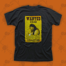 Cactus Jack Mick Foley Yellow Poster Wanted Dead Mens Black T Shirt - £13.70 GBP+