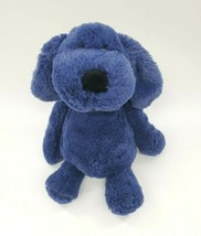 Aurora Blue Dexter Puppy Dog Navy Huggle Buddies Plush 14&quot; Stuffed Toy B300 - £39.19 GBP