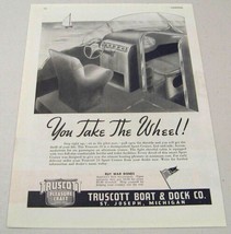 1945 Print Ad Truscott 24 Sport Cruiser Boat St Joseph,MI - $9.88