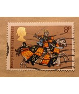 Great Britain Medieval Knights SG#960 King Henry V 1974 Horseback Used S... - $3.00 CAD