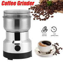 Coffee Bean Grinder Electric Portable Nut Herb Grind Spice Crusher Mill Blender - £18.04 GBP