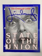 Rush Limbaugh Letter Newsletter Magazine February 1994 The State of The Union - £15.11 GBP