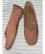 Korks Kork Ease neutral square toe fabric ballet flats CORAL SZ 9.5 NEW - $54.40 CAD