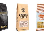 Flavored Coffee Caramel Bundle With Brickhouse, Ancient Roots and Junior&#39;s - £21.58 GBP