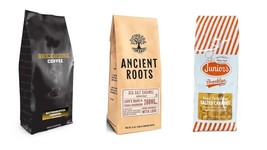 Flavored Coffee Caramel Bundle With Brickhouse, Ancient Roots and Junior&#39;s - £21.23 GBP