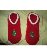 Ankle Socks Red and White With Christmas Tree - £3.95 GBP