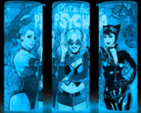 Glow in Dark Harley Quinn - Catwoman - Poison Ivy Cute Psycho Cup Mug Tu... - £17.86 GBP