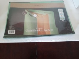 2 Divider Classification Folders - $30.68