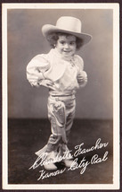 Claudette Faucher, Kansas City Pal Photo - Little Girl Country Music Performer - £9.56 GBP