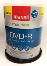 Maxell DVD-R Discs 4.7GB 16x Spindle Gold 100/Pack 638014 - $20.00