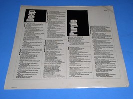 Deep Purple Fireball Album Lyric Sheet Insert Vintage Original Ritchie B... - $9.99